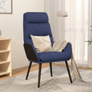 Relaxsessel Mit Hocker Stoff Und Kunstleder