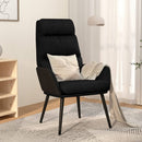 Relaxsessel Mit Hocker Stoff Und Kunstleder