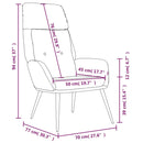 Relaxsessel Wildleder-Optik