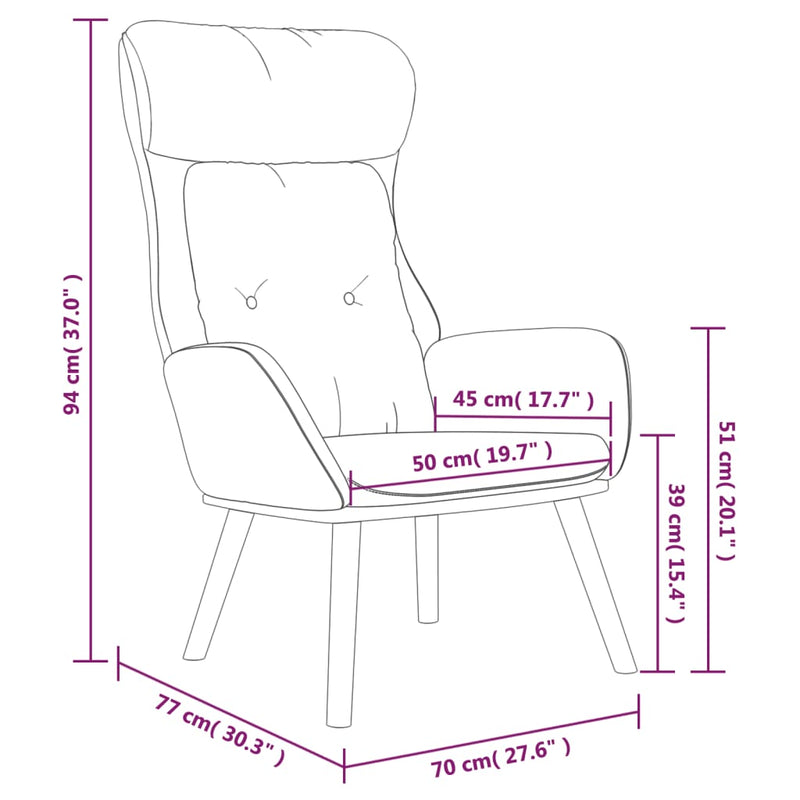 Relaxsessel Braun Stoff