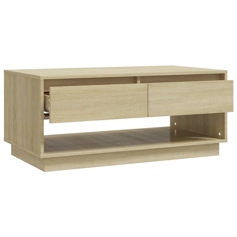 Couchtisch Sonoma-Eiche 102,5x55x44 cm Holzwerkstoff