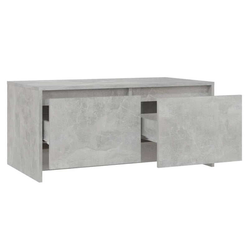 Couchtisch Betongrau 90x50x41,5 cm Holzwerkstoff