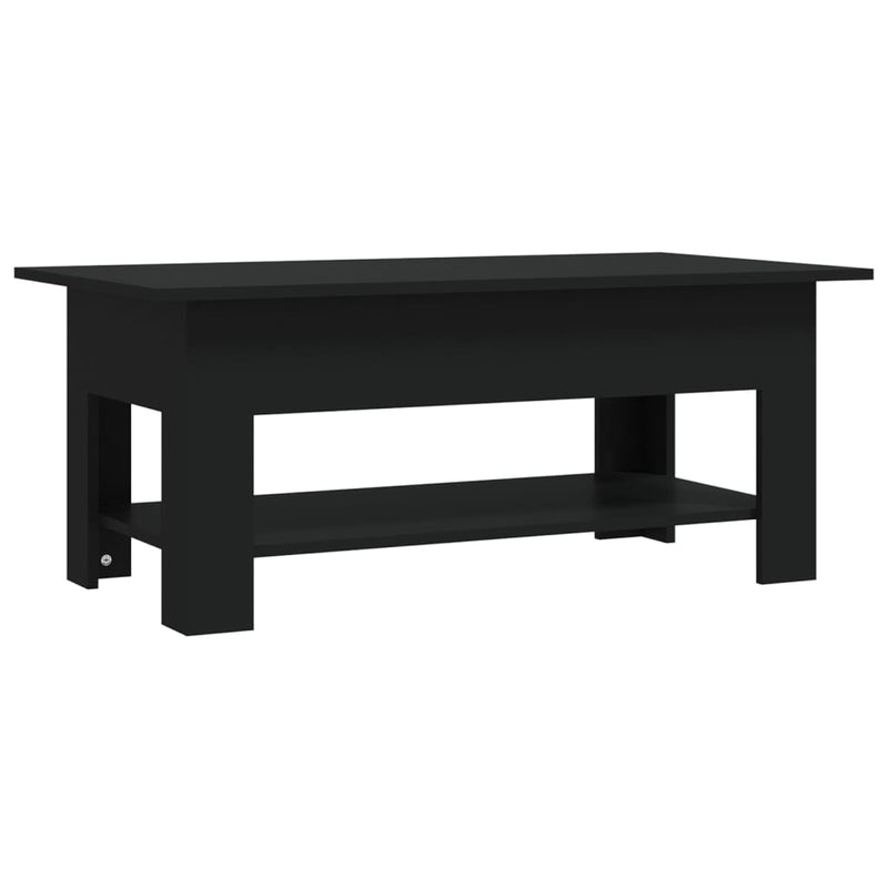 Couchtisch Schwarz 102x55x42 cm Holzwerkstoff