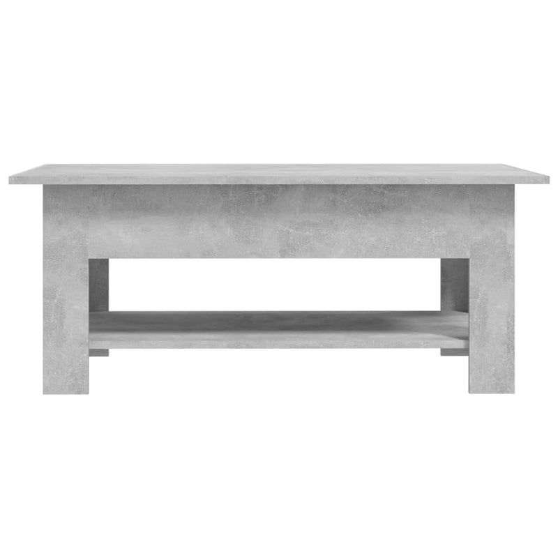 Couchtisch Betongrau 102x55x42 cm Holzwerkstoff