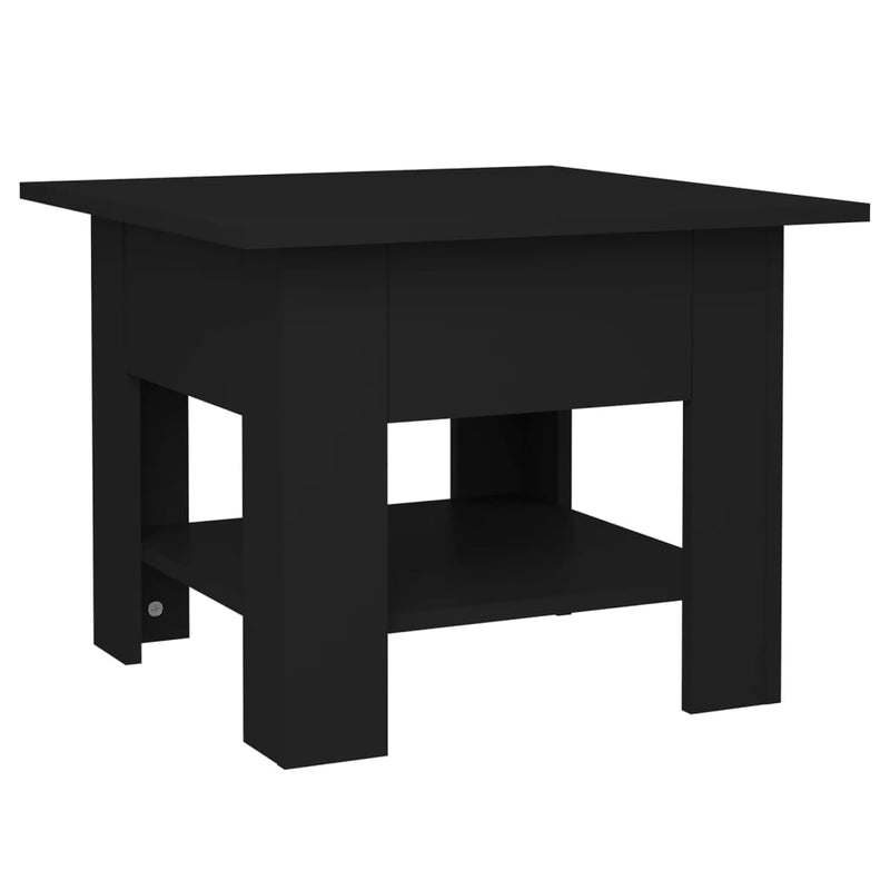 Couchtisch Schwarz 55x55x42 cm Holzwerkstoff