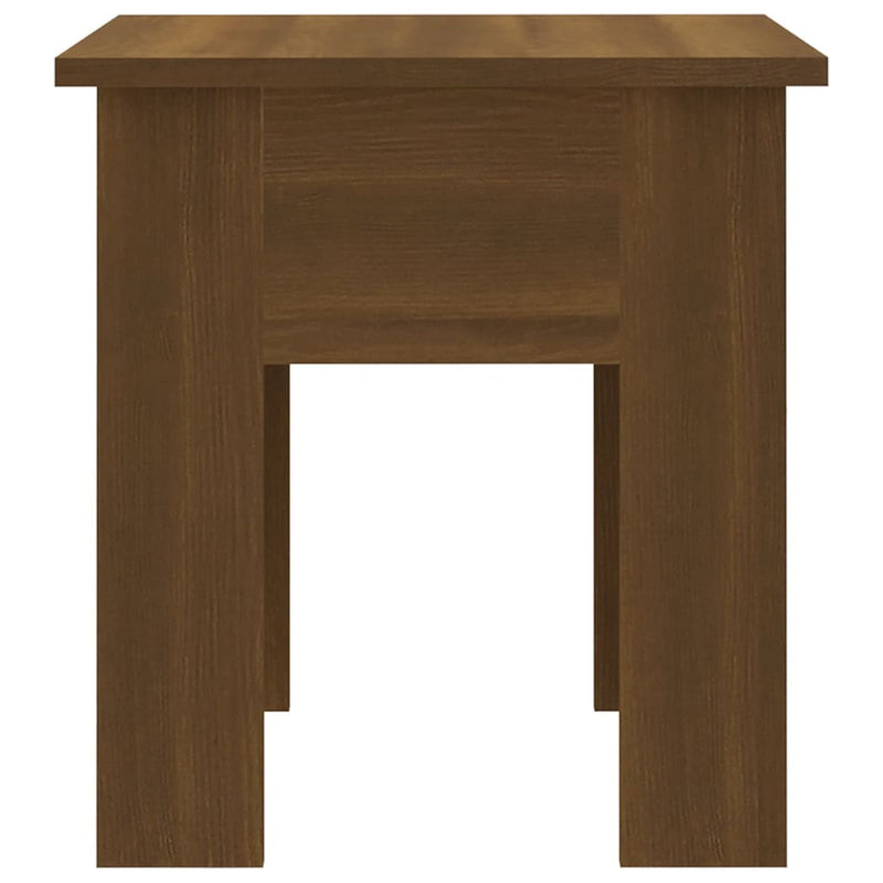 Couchtisch Braun Eichen-Optik 40x40x42 cm Holzwerkstoff