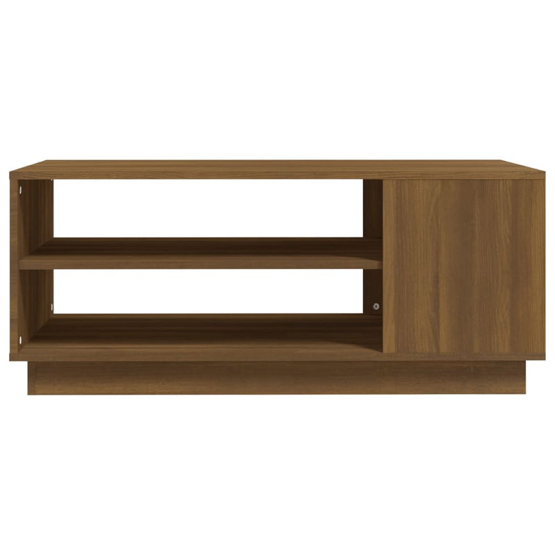 Couchtisch Braun Eichen-Optik 102x55x43 cm Holzwerkstoff