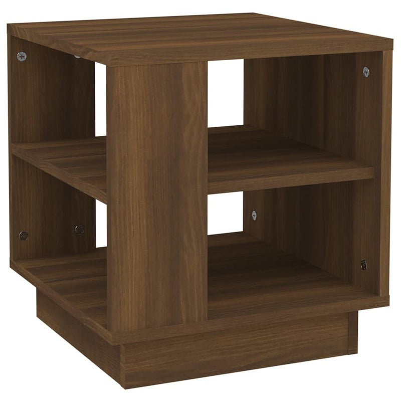 Couchtisch Braun Eichen-Optik 40x40x43 cm Holzwerkstoff