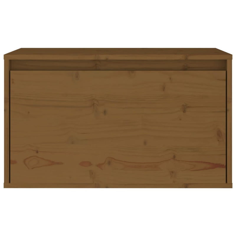 Wandschrank Honigbraun 60x30x35 cm Massivholz Kiefer