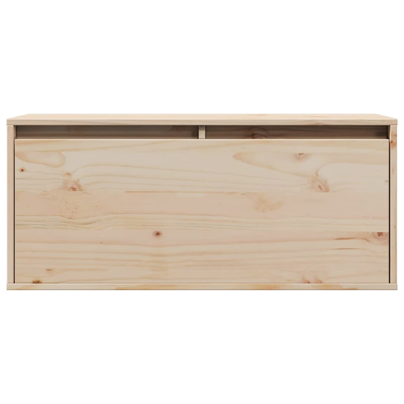 Wandschrank 80x30x35 cm Massivholz Kiefer