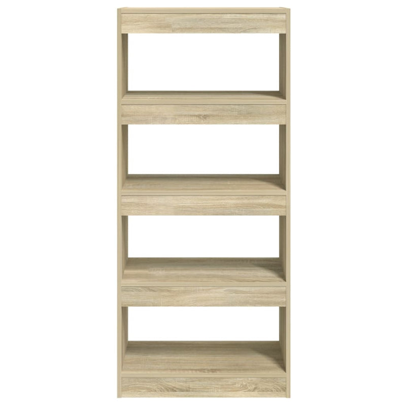 Bücherregal/Raumteiler Sonoma-Eiche 60x30x135 cm Holzwerkstoff