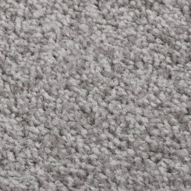 Teppich Kurzflor 160x230 cm Grau