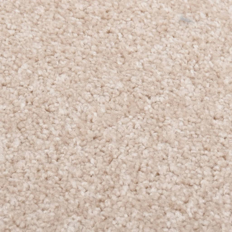 Teppich Kurzflor 160x230 cm Dunkelbeige