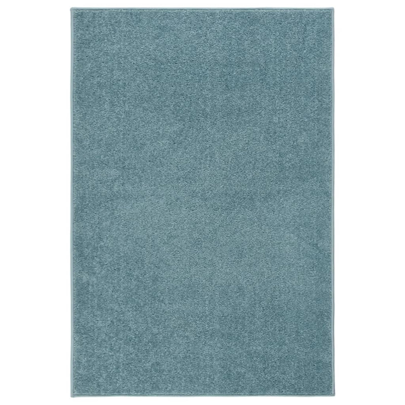 Teppich Kurzflor 160x230 cm Blau