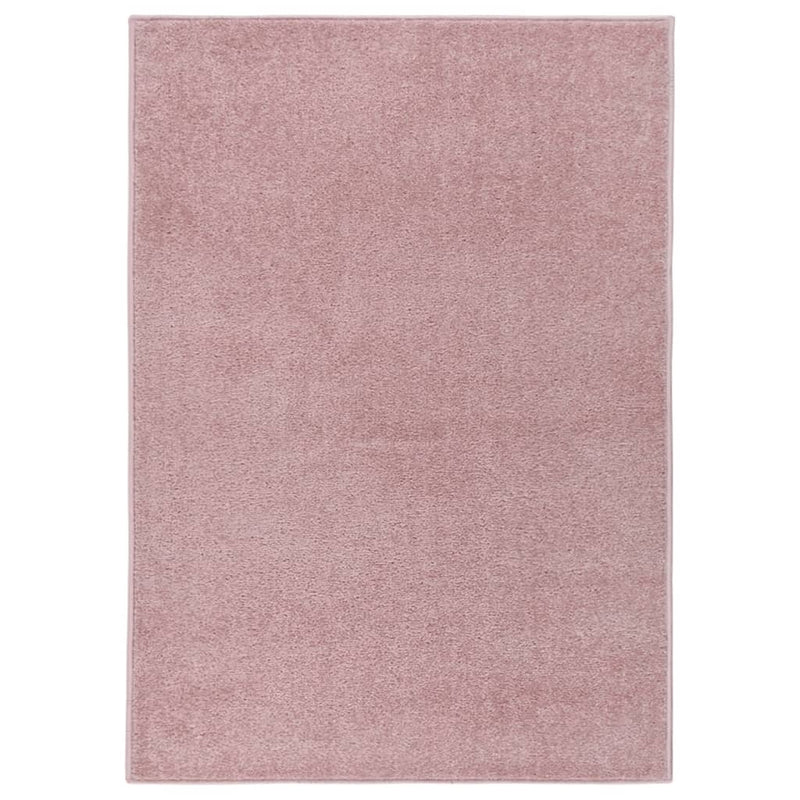 Teppich Kurzflor 240x340 cm Rosa