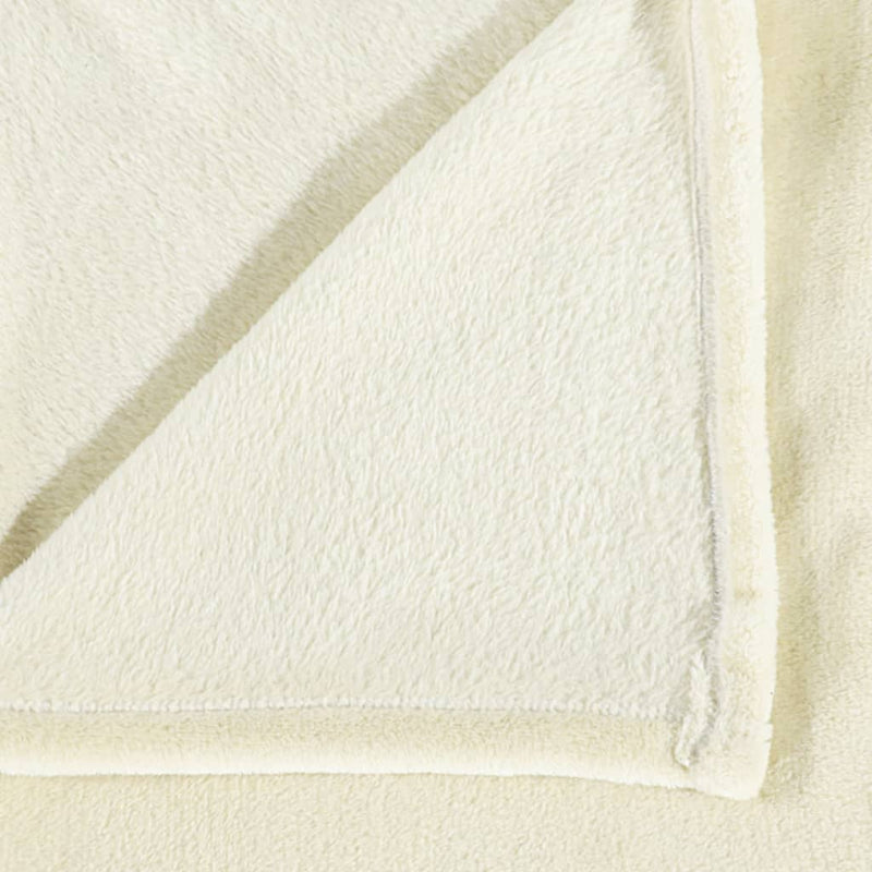 Decke Creme 130x170 cm Polyester