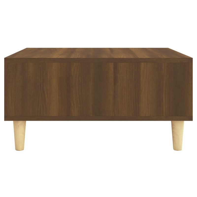 Couchtisch Braun Eichen-Optik 60x60x30 cm Holzwerkstoff