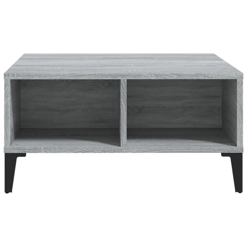 Couchtisch Grau Sonoma 60x60x30 cm Holzwerkstoff