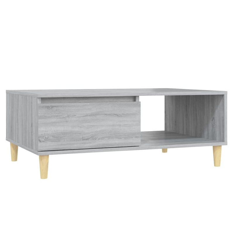 Couchtisch Grau Sonoma 90x60x35 cm Holzwerkstoff