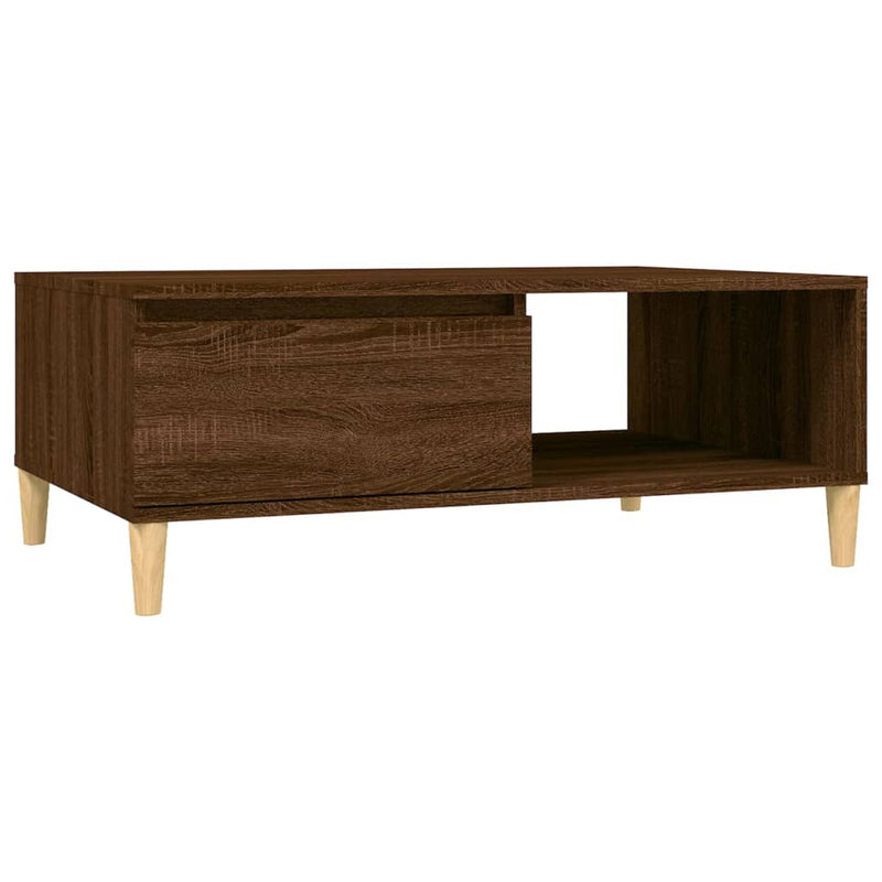 Couchtisch Braun Eichen-Optik 90x60x35 cm Holzwerkstoff