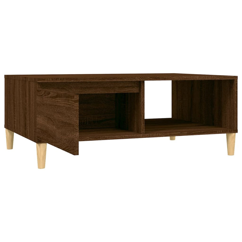 Couchtisch Braun Eichen-Optik 90x60x35 cm Holzwerkstoff