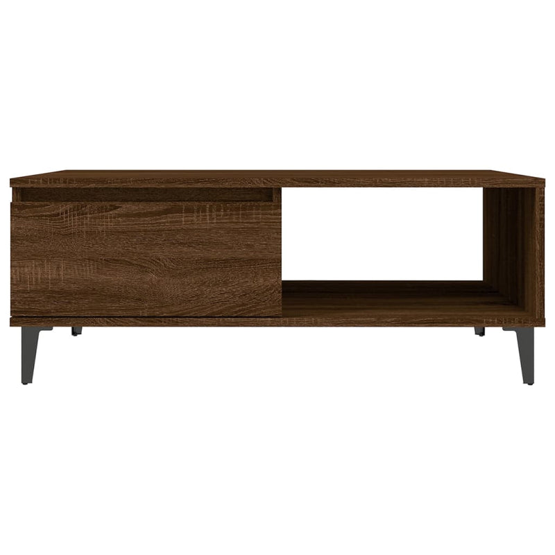 Couchtisch Braun Eichen-Optik 90x60x35 cm Holzwerkstoff