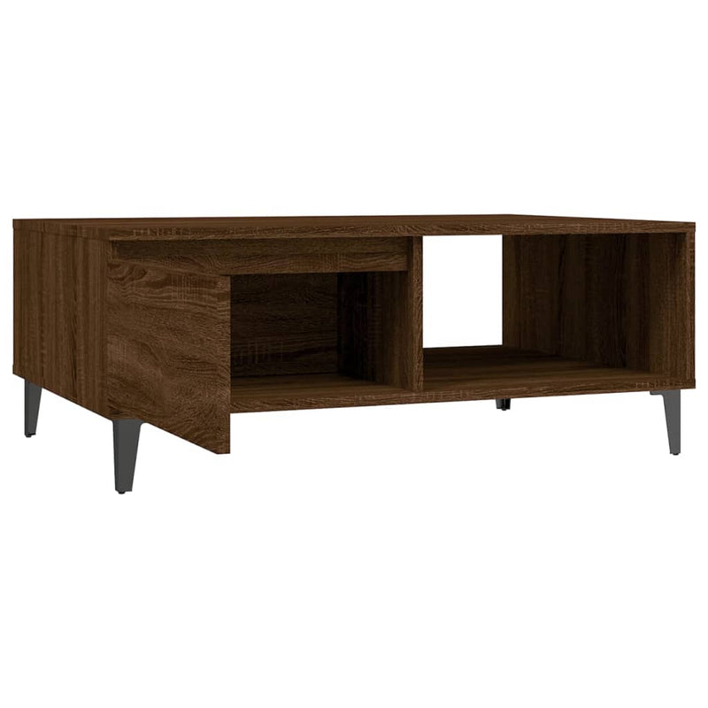 Couchtisch Braun Eichen-Optik 90x60x35 cm Holzwerkstoff