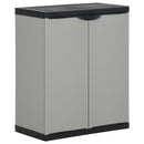 Mülltonnenbox Grau Und Schwarz 68X40X85 Cm Pp