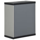 Mülltonnenbox Grau Und Schwarz 68X40X85 Cm Pp