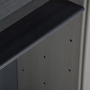 Mülltonnenbox Grau Und Schwarz 68X40X85 Cm Pp