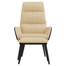 Relaxsessel Mit Hocker Stoff Und Kunstleder