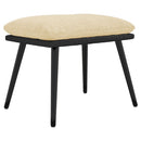 Relaxsessel Mit Hocker Stoff Und Kunstleder