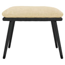 Relaxsessel Mit Hocker Stoff Und Kunstleder