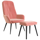 Relaxsessel Mit Hocker Samt