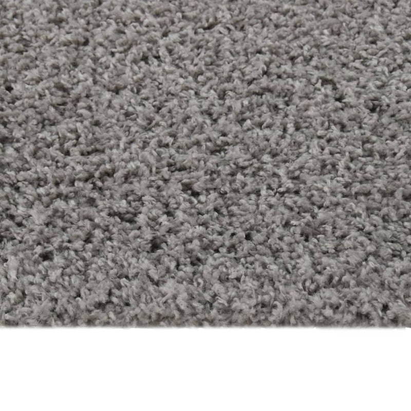 Teppich Shaggy Hochflor Grau 120x170 cm