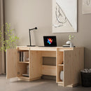 Schreibtisch 140X50X75 Cm Massivholz Kiefer
