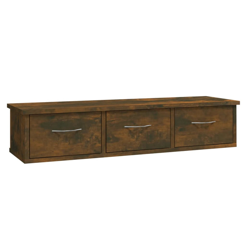 Wandschrank Räuchereiche 88x26x18,5 cm Holzwerkstoff