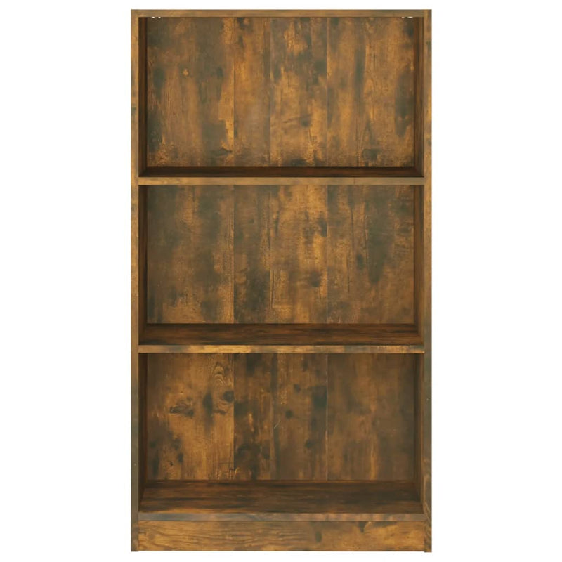 Bücherregal Räuchereiche 60x24x109 cm Holzwerkstoff