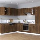 Hängeschrank Braun Eichen-Optik 20X29,5X60 Cm Holzwerkstoff Braune Eiche