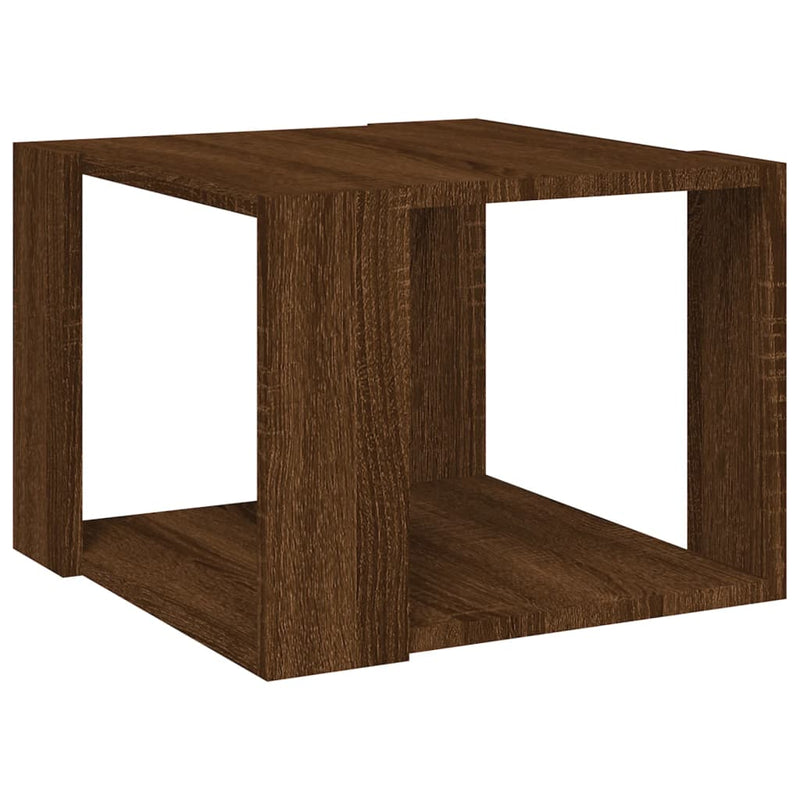 Couchtisch Braun Eichen-Optik 40x40x30 cm Holzwerkstoff