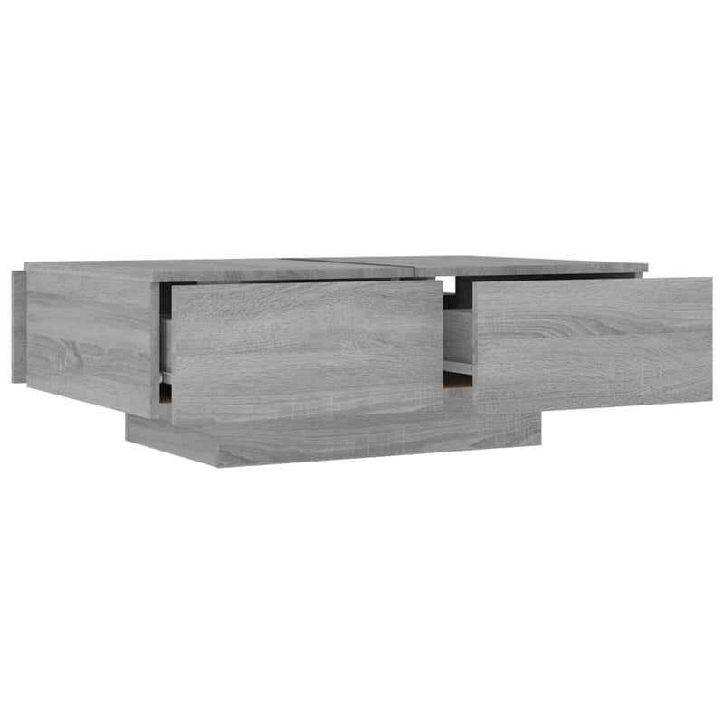 Couchtisch Grau Sonoma 90x60x31 cm Holzwerkstoff