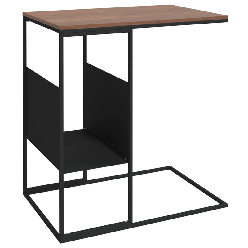 Beistelltisch Schwarz 55x36x59,5 cm Holzwerkstoff