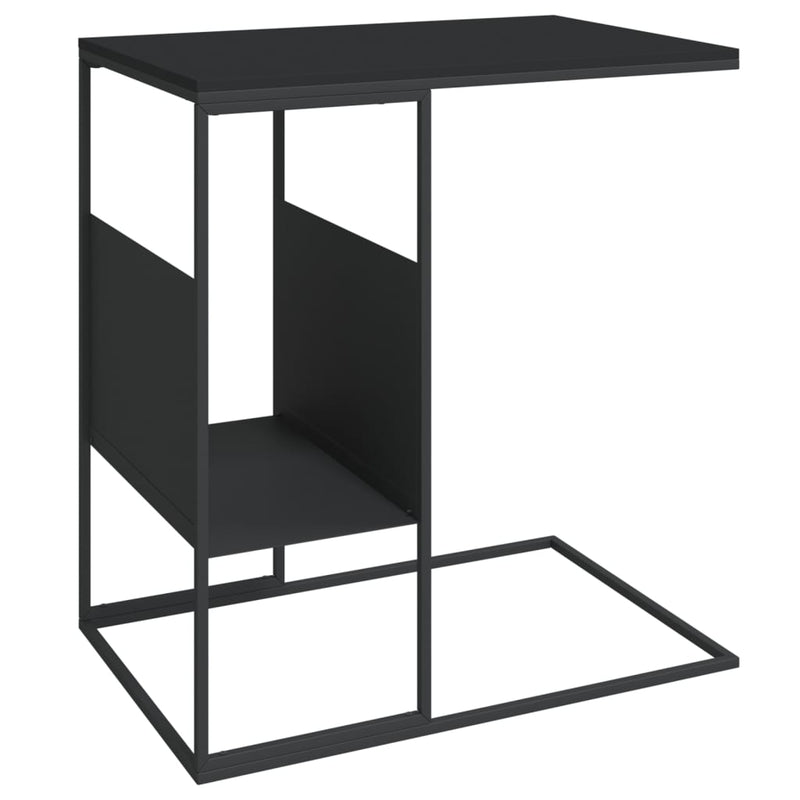 Beistelltisch Schwarz 55x36x59,5 cm Holzwerkstoff