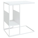 Beistelltisch 55X36X59,5 Cm Holzwerkstoff Weiß