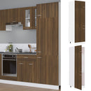 Hängeschrank Braun Eichen-Optik 20X29,5X60 Cm Holzwerkstoff Braune Eiche