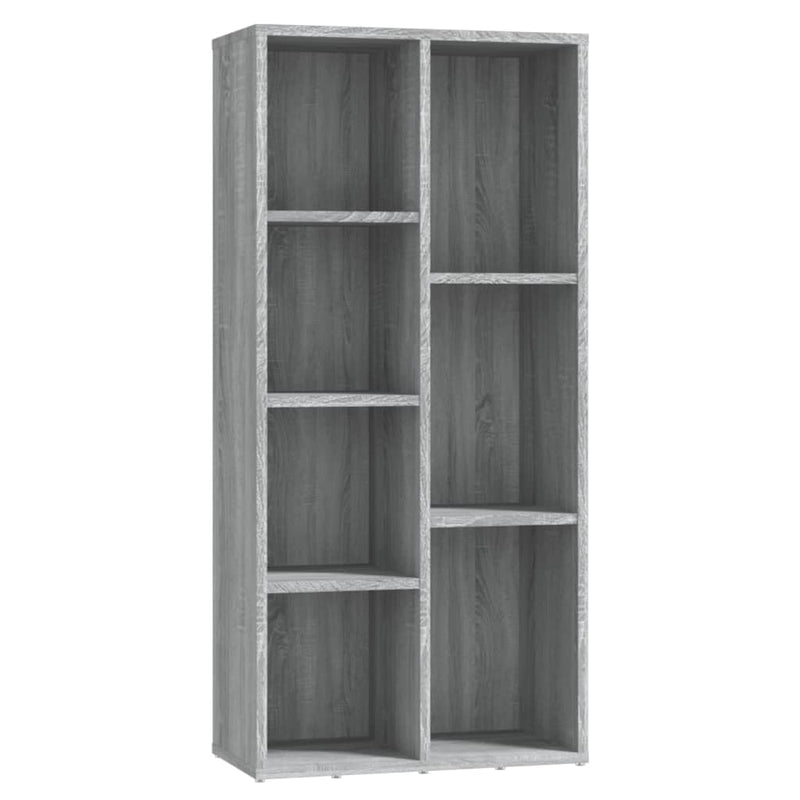 Bücherschrank Grau Sonoma 50x25x106 cm