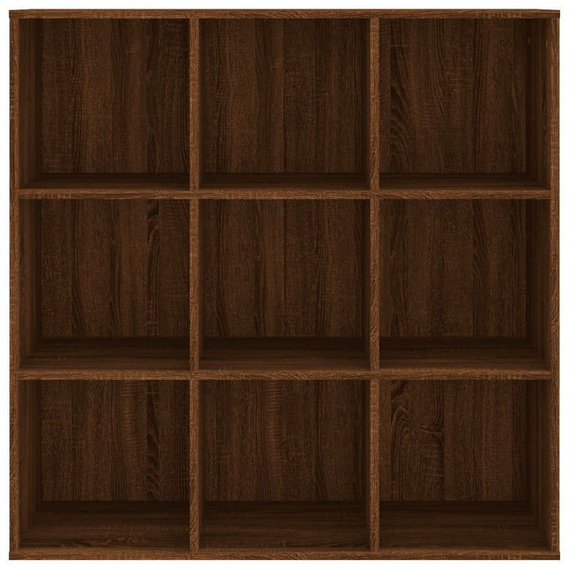 Bücherschrank Braun Eichen-Optik 98x29x97,5 cm