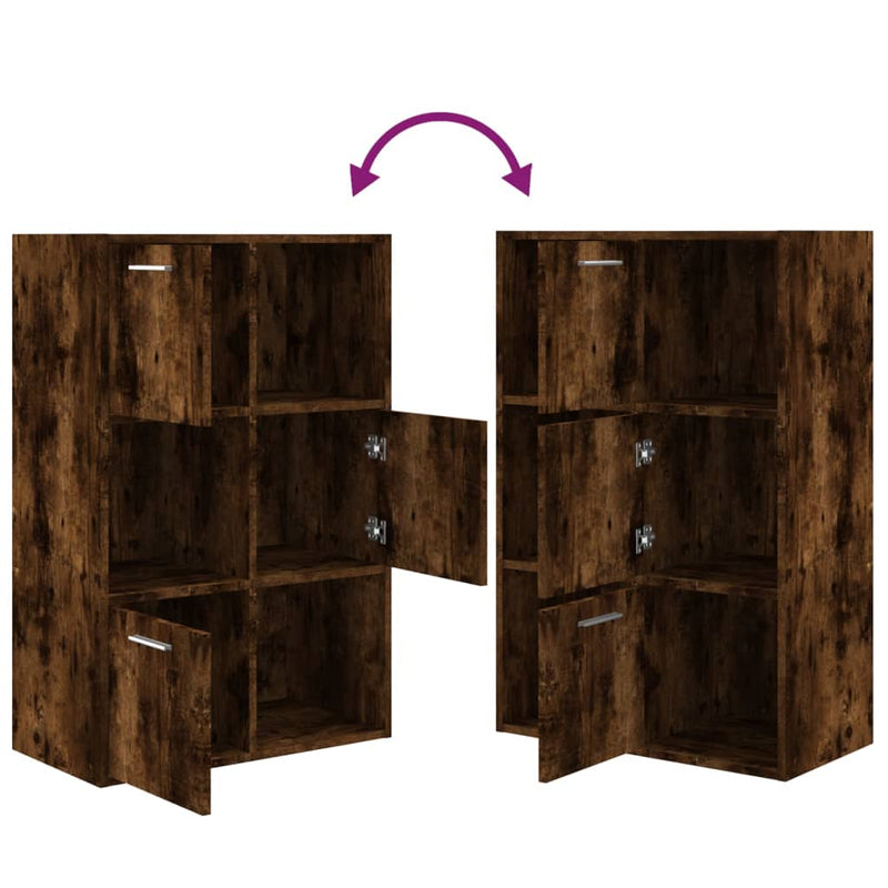 Lagerschrank Räuchereiche 60x29,5x90 cm