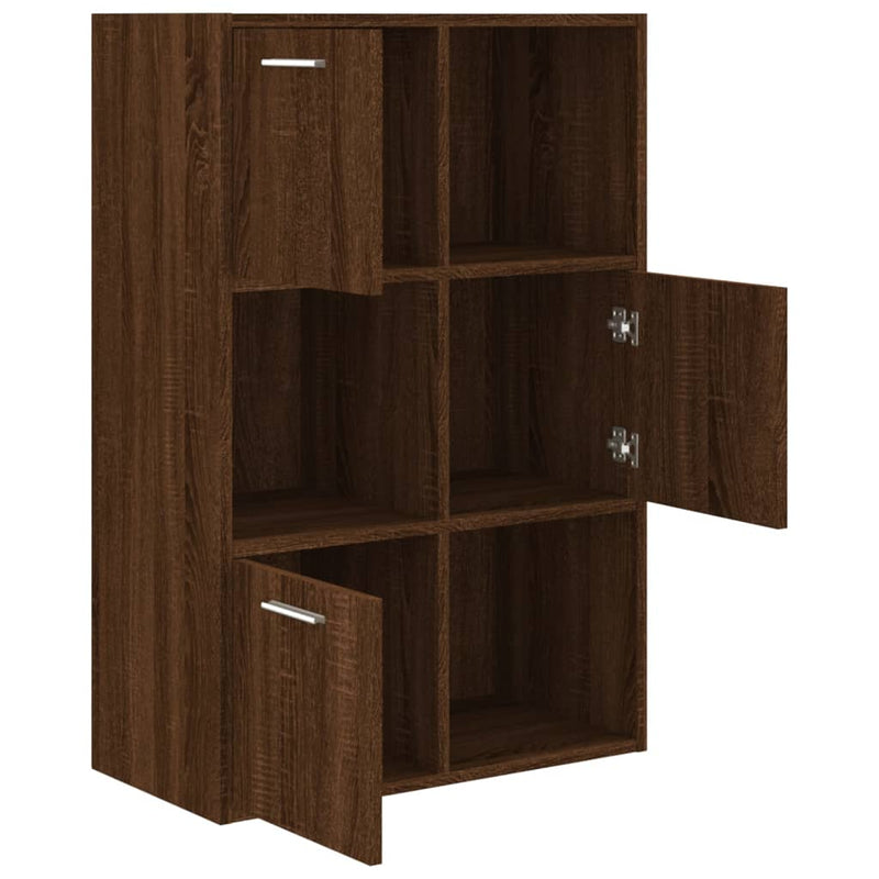 Lagerschrank Braun Eichen-Optik 60x29,5x90 cm