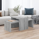 Couchtisch-Set 100X48X40 Cm Holzwerkstoff
